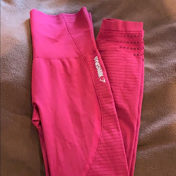 Gymshark Pants - Red gymshark seamless legging